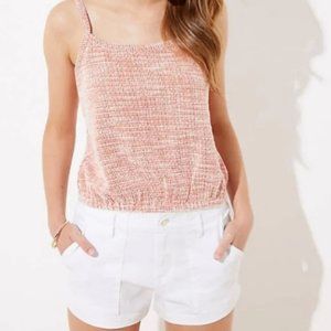 Loft Ikat Boucle Bubble Hem Cami